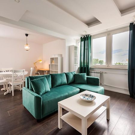 Saska Kepa Green Apartment Warschau Exterior foto