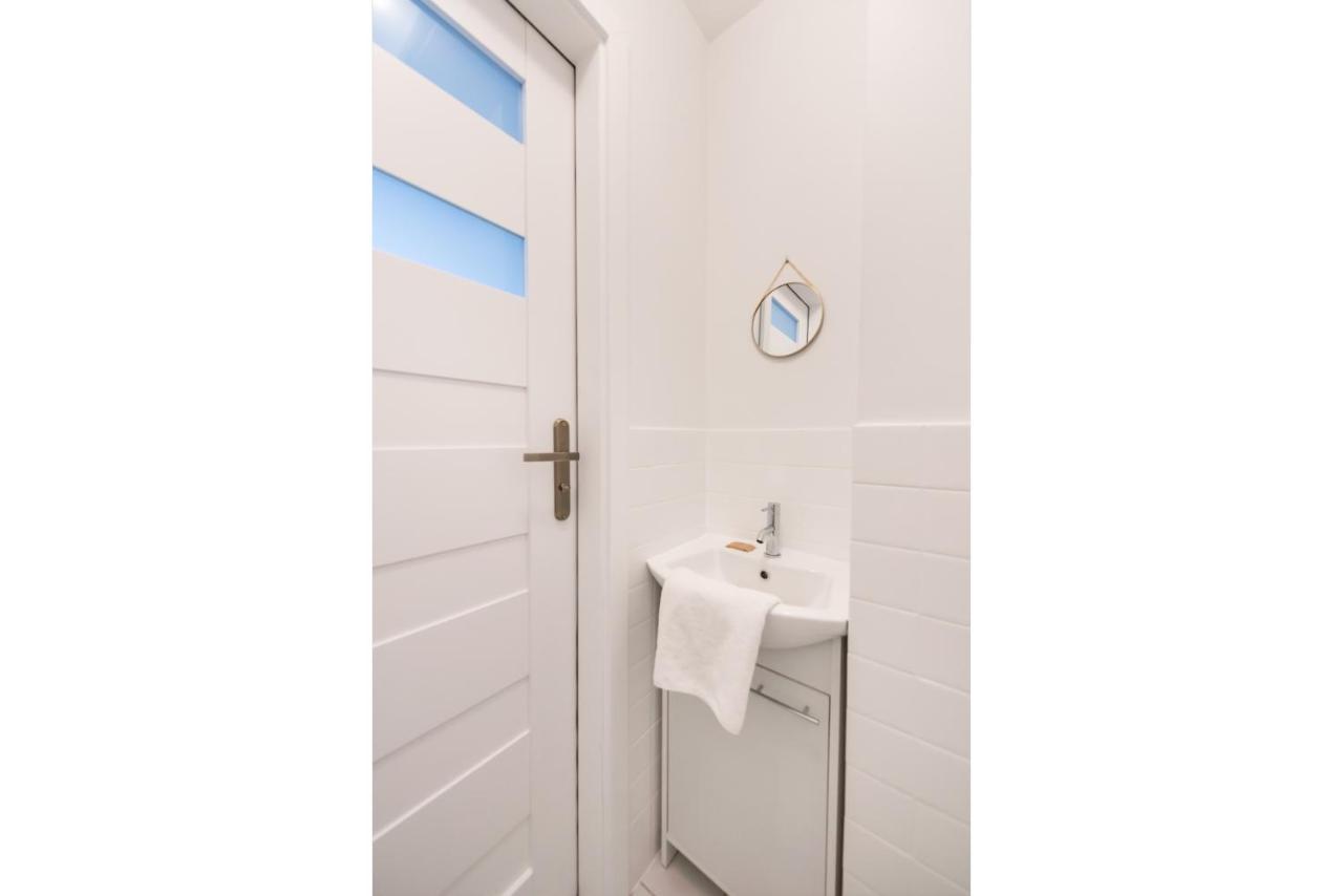 Saska Kepa Green Apartment Warschau Exterior foto