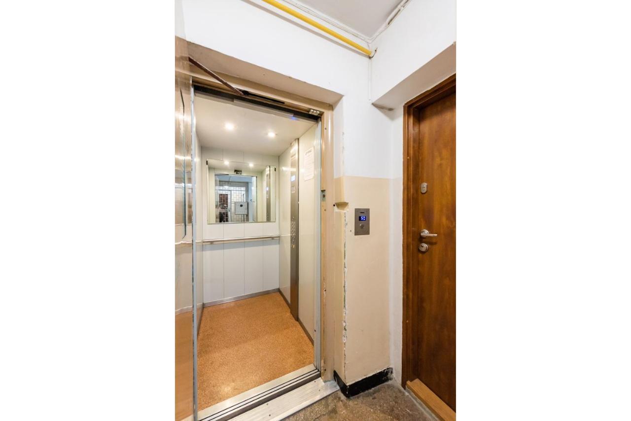Saska Kepa Green Apartment Warschau Exterior foto