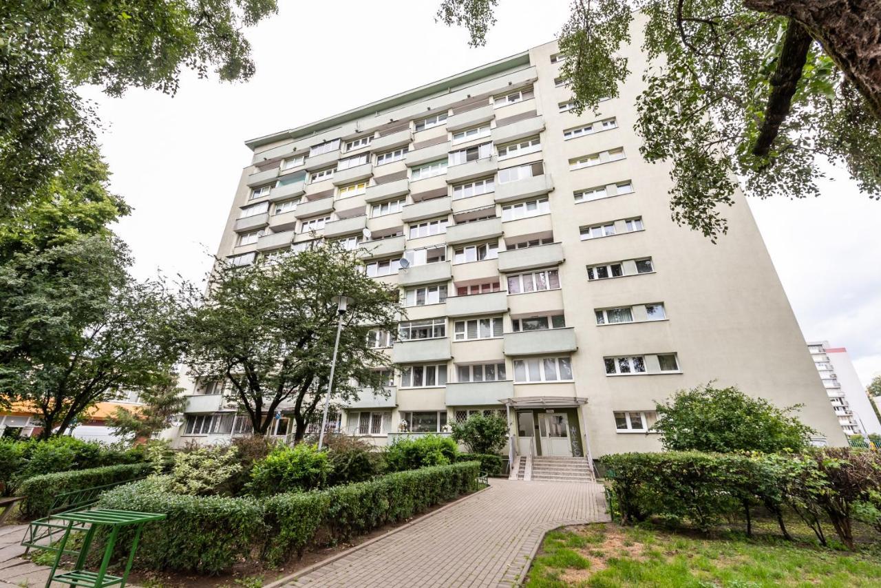 Saska Kepa Green Apartment Warschau Exterior foto